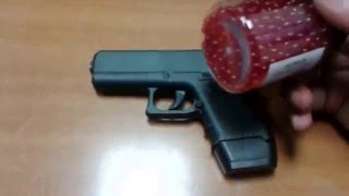 Пистолет игрушечный металлический на 6 мм пульках