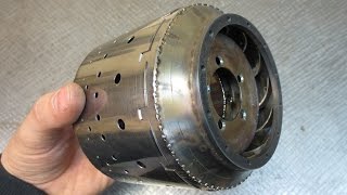 Мини ТРД - Как сделать Жаровую трубу - Homemade jet engine - Flame tube