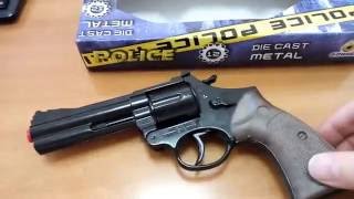 Игрушечный металлический револьвер на пистонах Магнум 127/ Gonher