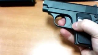 Пистолет игрушечный металлический на 6 мм шариках