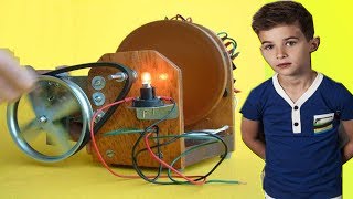 13 летний мальчик изобрел вечный двигатель, все в шоке! Проверяем на практике.
