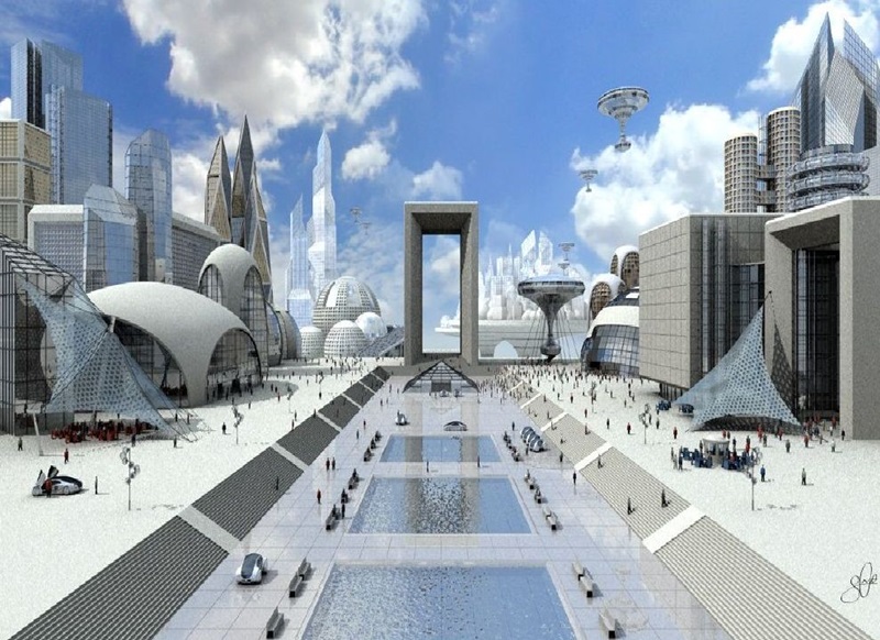 Фантастические города: Мир будущего в картинках