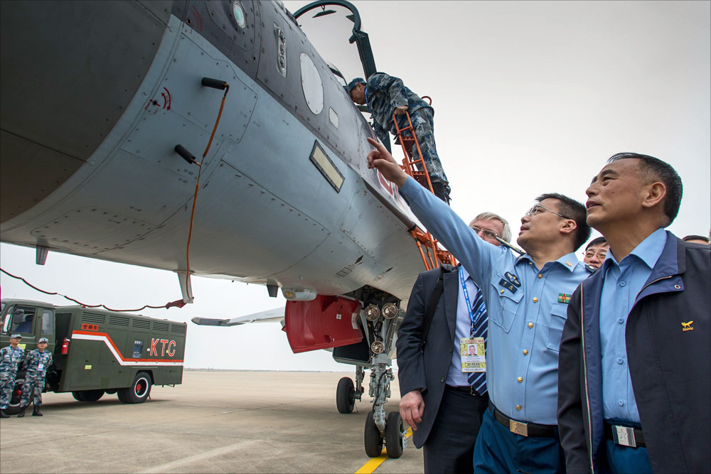 Su-35 at China Air Show-2014
