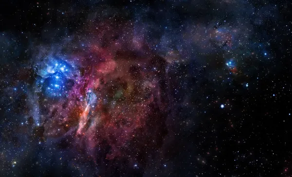 Звездное фоне глубокого космоса — стоковое фото