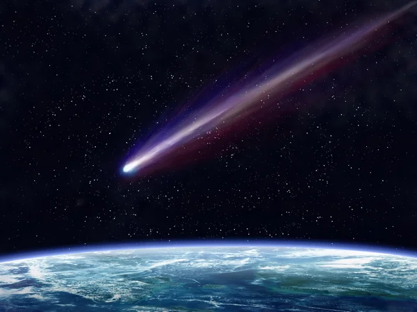 Комета пространства — стоковое фото