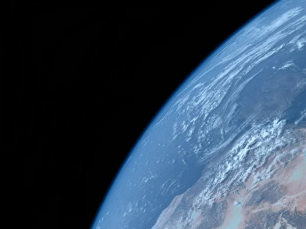 Земля от пространства — стоковое фото