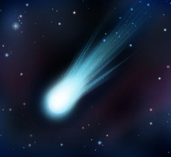 Комета огненный шар — стоковое фото