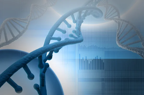 Генетические исследования в области биотехнологии — стоковое фото
