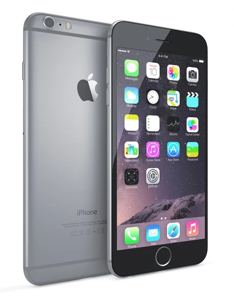 Iphone Apple пространства серый 6 плюс — стоковое фото