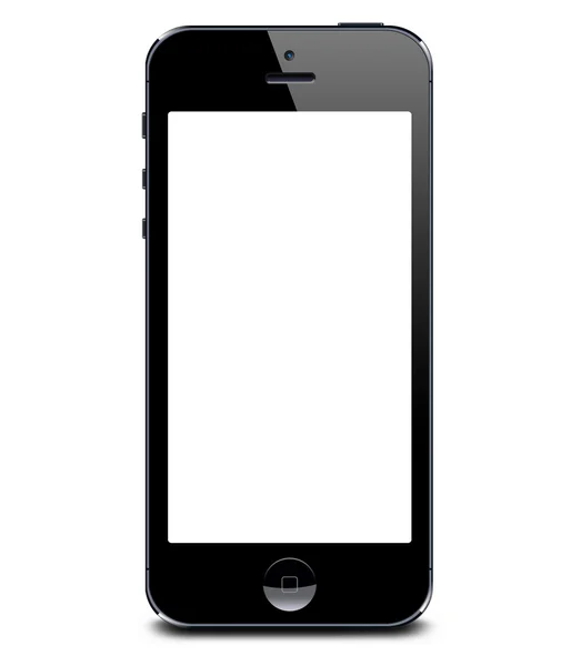 Черный iPhone 5 — стоковое фото
