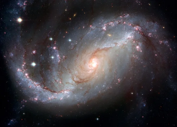 Запретили спиральная галактика в созвездии — стоковое фото