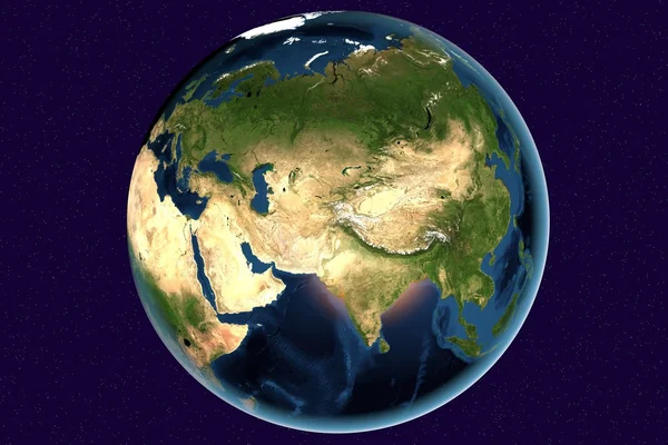 Земли из космоса — стоковое фото