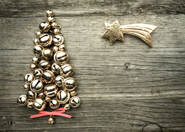 Колокола, Рождественская елка — стоковое фото