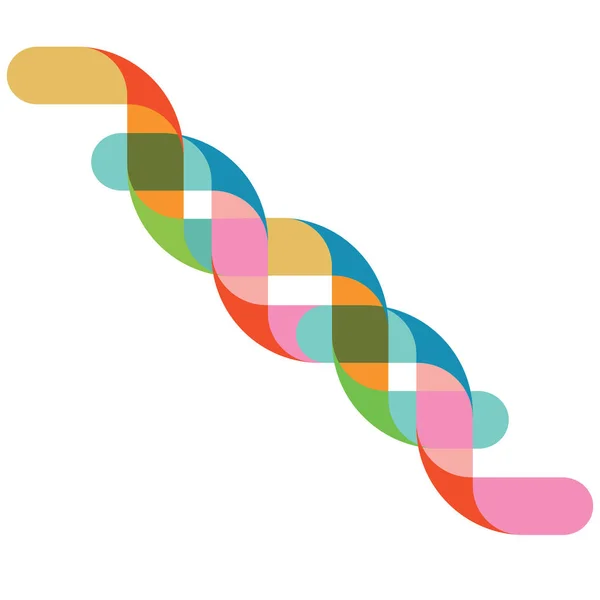 ДНК, формула, красочные, абстракция — стоковый вектор