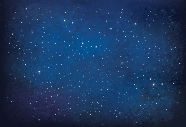 Вектор ночное звездное небо фон — стоковый вектор