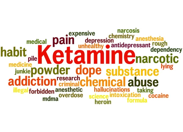 Кетамин, слово облако концепцию 7 — стоковое фото
