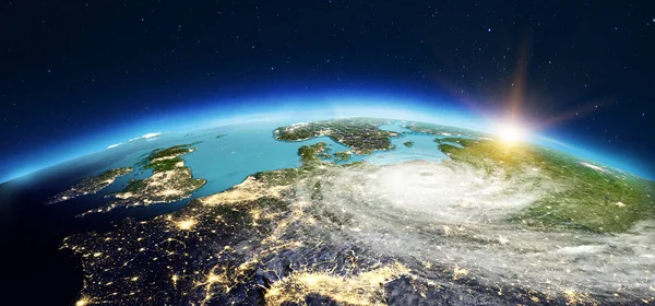 Европе Космоса Элементы Этого Изображения Представленной Наса Визуализация — стоковое фото