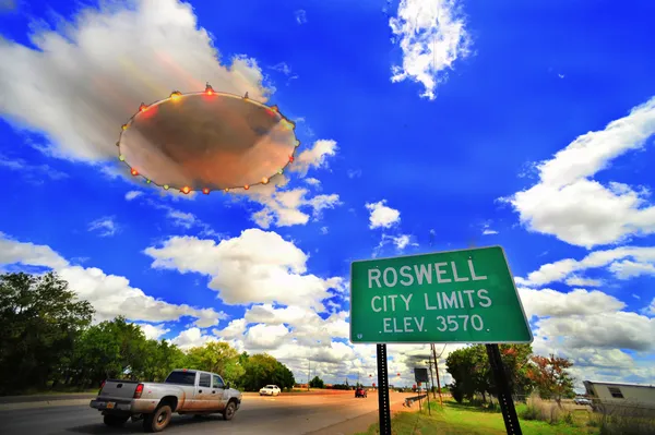 Розуэлл ufo — стоковое фото