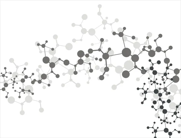 Фон молекулы — стоковый вектор