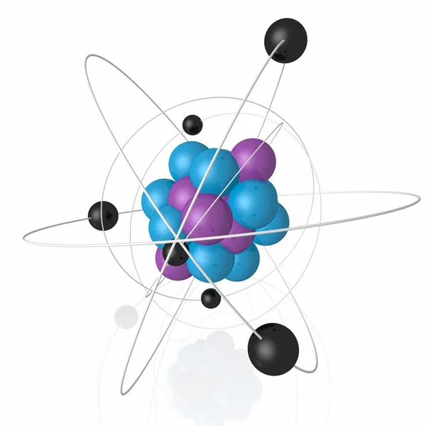 Атомное ядро — стоковое фото