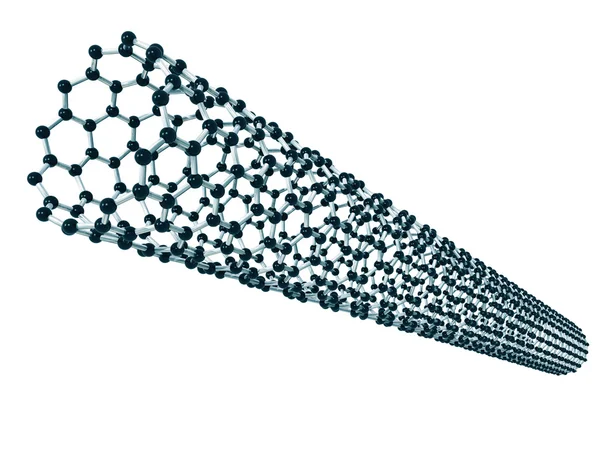 Углеродная нанотрубка — стоковое фото