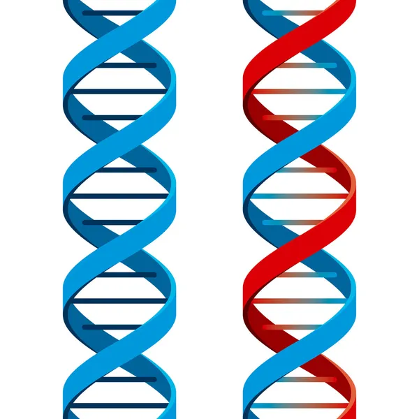 Бесшовные ДНК символ — стоковый вектор
