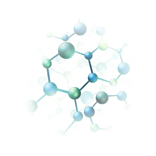 Абстрактная молекула — стоковый вектор