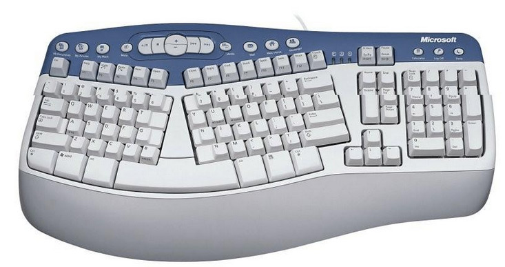 Эргономичная клавиатура от Microsoft