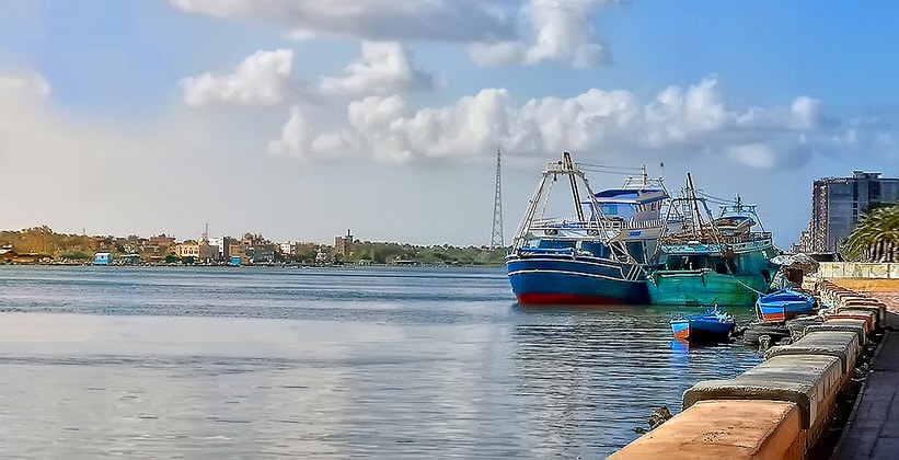 Порт Розетты в Египте