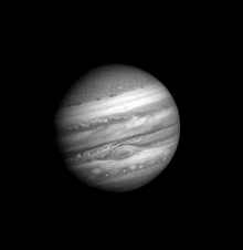 Анимация вращения Юпитера, созданная по фотографиям с Вояджера-1, 1979 г.
